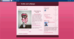 Desktop Screenshot of craftsandlollipops.blogspot.com