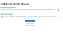 Tablet Screenshot of centralexcisedvision-sonepat.blogspot.com