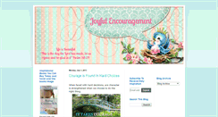Desktop Screenshot of joyfulencouragement.blogspot.com