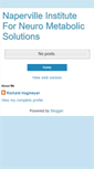 Mobile Screenshot of napervillethyroiddoctor.blogspot.com