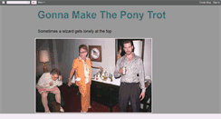 Desktop Screenshot of gonnamaketheponytrot.blogspot.com