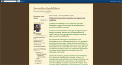 Desktop Screenshot of investidor-imobiliario.blogspot.com