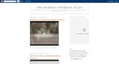 Desktop Screenshot of barneythomsonfiles.blogspot.com