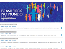 Tablet Screenshot of conferenciabrasileirosnomundo.blogspot.com