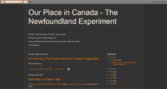 Desktop Screenshot of newfoundlandincanada.blogspot.com