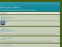 Tablet Screenshot of miscelaneanicohe.blogspot.com