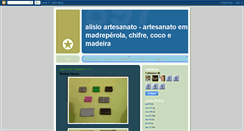 Desktop Screenshot of alisioartesanato.blogspot.com