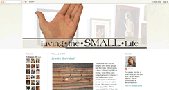 Desktop Screenshot of livingthesmalllife.blogspot.com