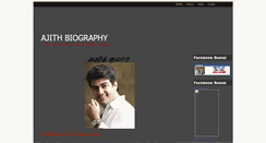 Desktop Screenshot of ajithbiography.blogspot.com