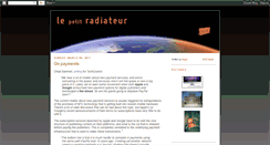 Desktop Screenshot of lepetitradiateur.blogspot.com