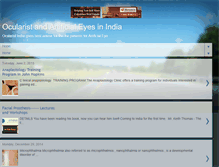 Tablet Screenshot of ocularistindia.blogspot.com