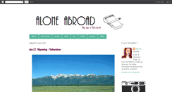 Desktop Screenshot of klara-alone-abroad.blogspot.com