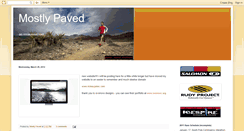 Desktop Screenshot of mostlypaved.blogspot.com