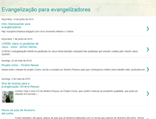 Tablet Screenshot of evangelizacaoparaevangelizadores.blogspot.com