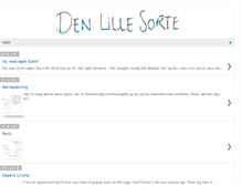 Tablet Screenshot of denlillesorte.blogspot.com