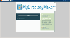 Desktop Screenshot of mydirectorymaker.blogspot.com