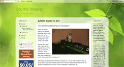 Desktop Screenshot of coosiberian.blogspot.com