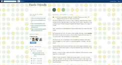 Desktop Screenshot of foodiefriendly.blogspot.com