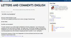 Desktop Screenshot of lettersandcomments.blogspot.com