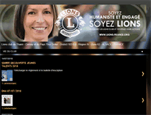 Tablet Screenshot of lions-thann.blogspot.com
