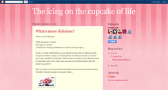 Desktop Screenshot of icingonthecupcakeoflife.blogspot.com