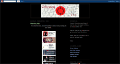 Desktop Screenshot of odysseyinc.blogspot.com