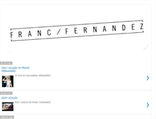 Tablet Screenshot of francfernandez.blogspot.com