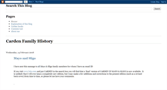 Desktop Screenshot of cardenhistory.blogspot.com