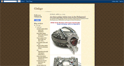Desktop Screenshot of 2ginkgo.blogspot.com