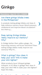 Mobile Screenshot of 2ginkgo.blogspot.com