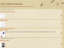 Tablet Screenshot of profadrianaamanda.blogspot.com