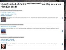 Tablet Screenshot of conservador-restaurador.blogspot.com