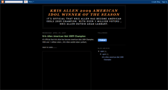 Desktop Screenshot of krisallen2009.blogspot.com