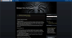 Desktop Screenshot of belajarilmukomputer-azisms.blogspot.com