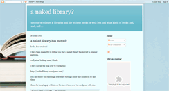 Desktop Screenshot of anakedlibrary.blogspot.com