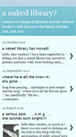 Mobile Screenshot of anakedlibrary.blogspot.com