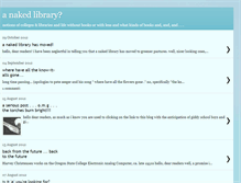 Tablet Screenshot of anakedlibrary.blogspot.com