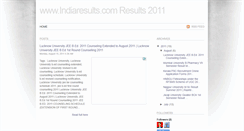 Desktop Screenshot of indiaresults-com.blogspot.com