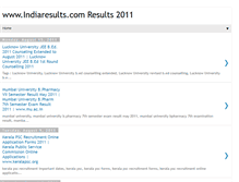Tablet Screenshot of indiaresults-com.blogspot.com