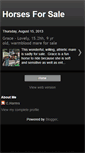 Mobile Screenshot of hhorses.blogspot.com