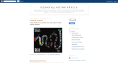 Desktop Screenshot of novareformaortografica.blogspot.com