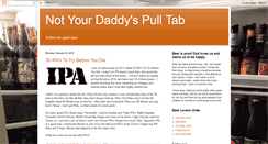 Desktop Screenshot of notyourdaddyspulltab.blogspot.com