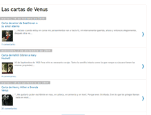 Tablet Screenshot of cartasdevenus.blogspot.com