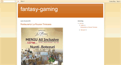 Desktop Screenshot of fantasy-gaming.blogspot.com