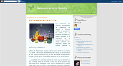 Desktop Screenshot of matematicasenlaqumica.blogspot.com