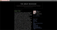 Desktop Screenshot of greatrecession.blogspot.com