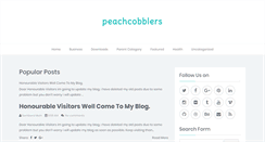 Desktop Screenshot of peachcobblers.blogspot.com