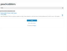 Tablet Screenshot of peachcobblers.blogspot.com