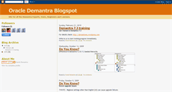 Desktop Screenshot of demantra4u.blogspot.com