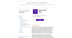 Desktop Screenshot of lifewithallergies.blogspot.com